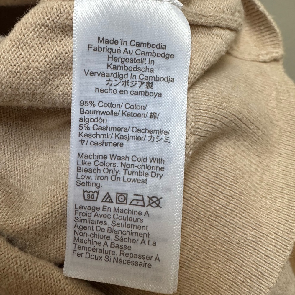 J. Crew Cotton-Cashmere Collared Sweater - Picture 4 of 6